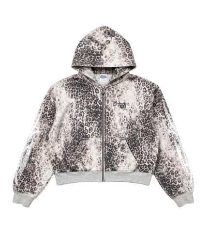 Chew Forever Leopard Studded Hoodie scaled 1