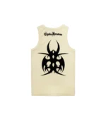 Chew Forever Roach Tank Top Cream Back scaled 1
