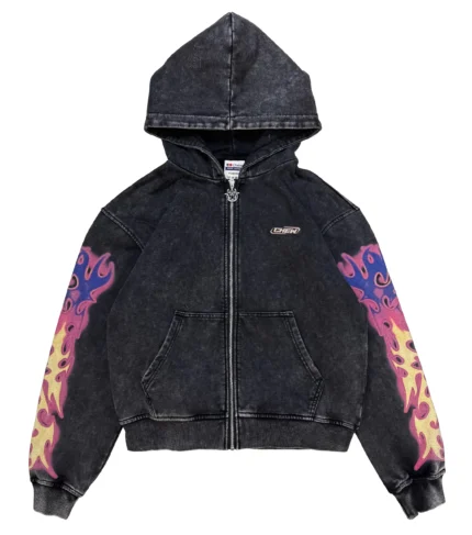 Chew Forever Static Zip Up Hoodie scaled 1