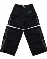 Chew Forever Studded Convertible Black Pants