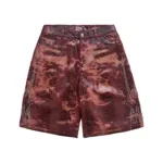 Chew Forever Studded Red Reptilian Shorts 150x170 1