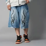 Chew Forever Tribal Denim Five Pocket Shorts 700x700 1